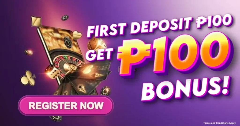 PINASJILI First Deposit Bonus Get P100