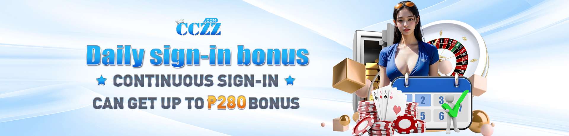 DAILY SIGN IN BONUS UP TO P280