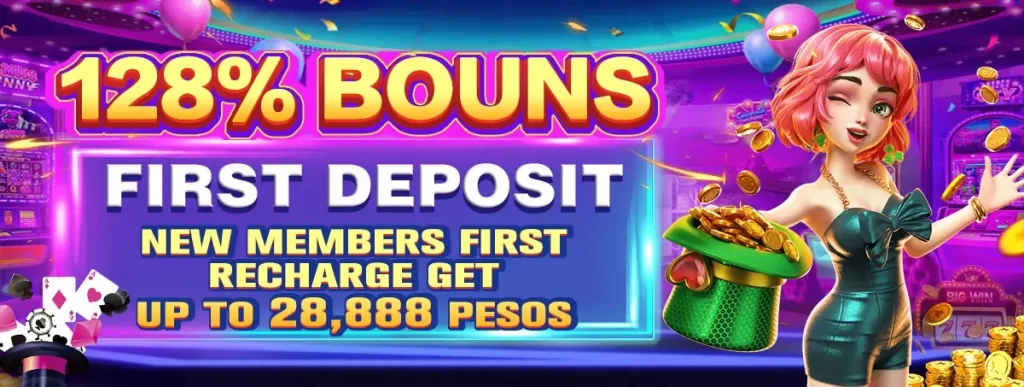 FIRST DEPOSIT BONUS 128%